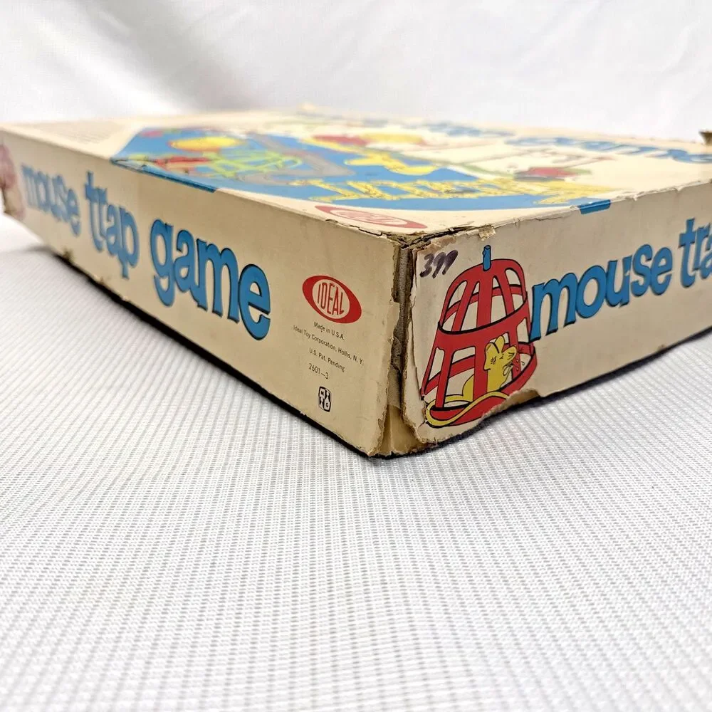 Vintage 1963 Ideal Mouse Trap Game COMPLETE Classic Retro